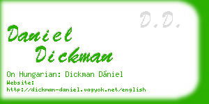 daniel dickman business card